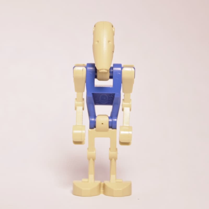 Battle Droid Pilot, Blue Torso, Two Bent Arms