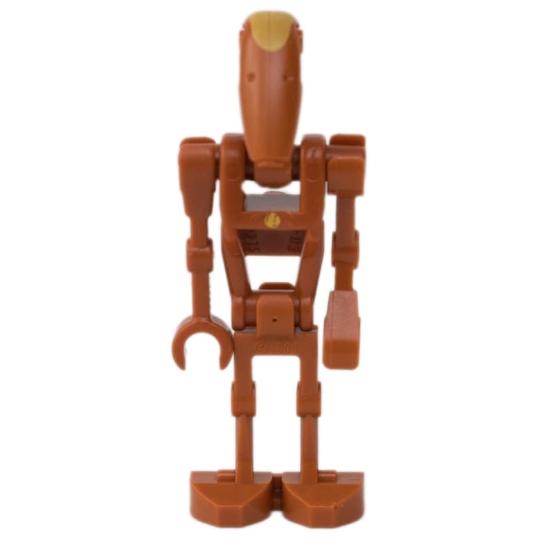 Battle Droid Commander, Dark Orange, One Bent Arm, One Straight Arm