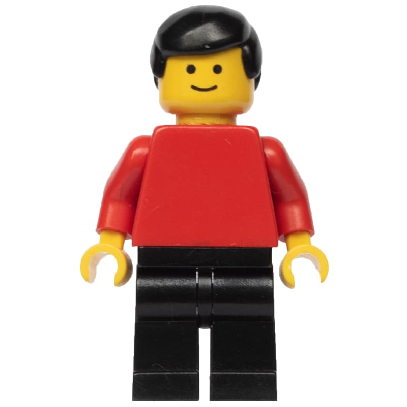 Man - Red Torso, Black Legs