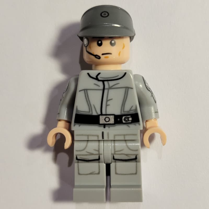 Imperial Crew, Light Bluish Gray Uniform, Dark Bluish Gray Cap, Printed Arms