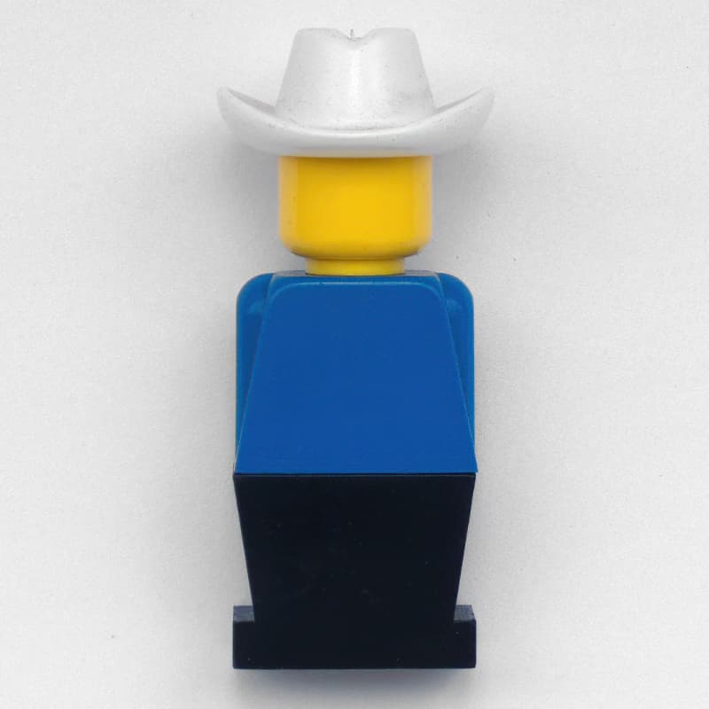 LEGOLAND Blue Torso, Black Legs, With Cowboy Head