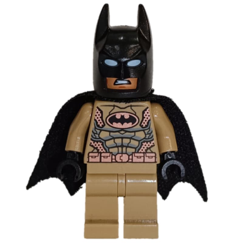 Batman, Dark Tan Suit, Black Cape and Cowl (Desert Batman)