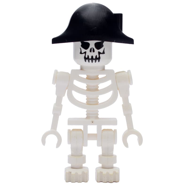 Skeleton, Evil Face, Bicorne Hat