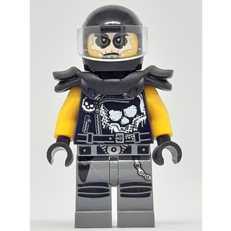 Chopper Maroon with Black Helmet and Shoulder Armor