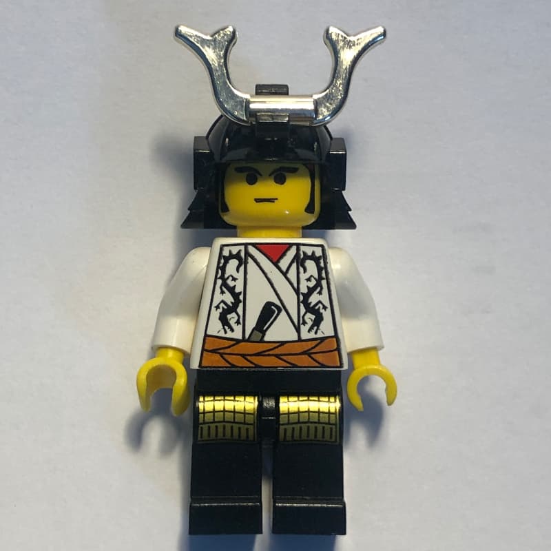 Shogun, Helmet with Horn, White Robe