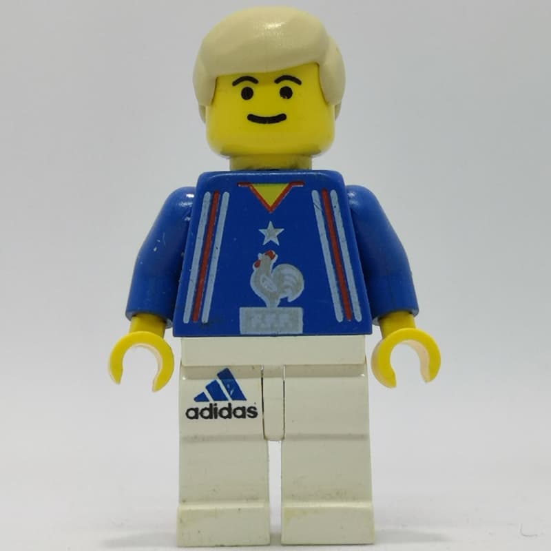 Soccer Player Blue Torso, White Legs 4