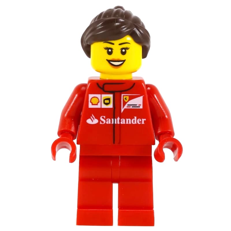 Crew Member Ferrari, Dark Brown Hair
