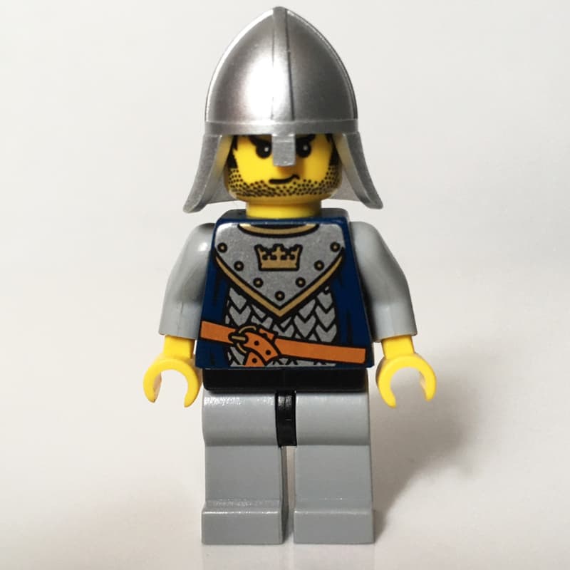 Knight, Dark Blue, Helmet, Stubble