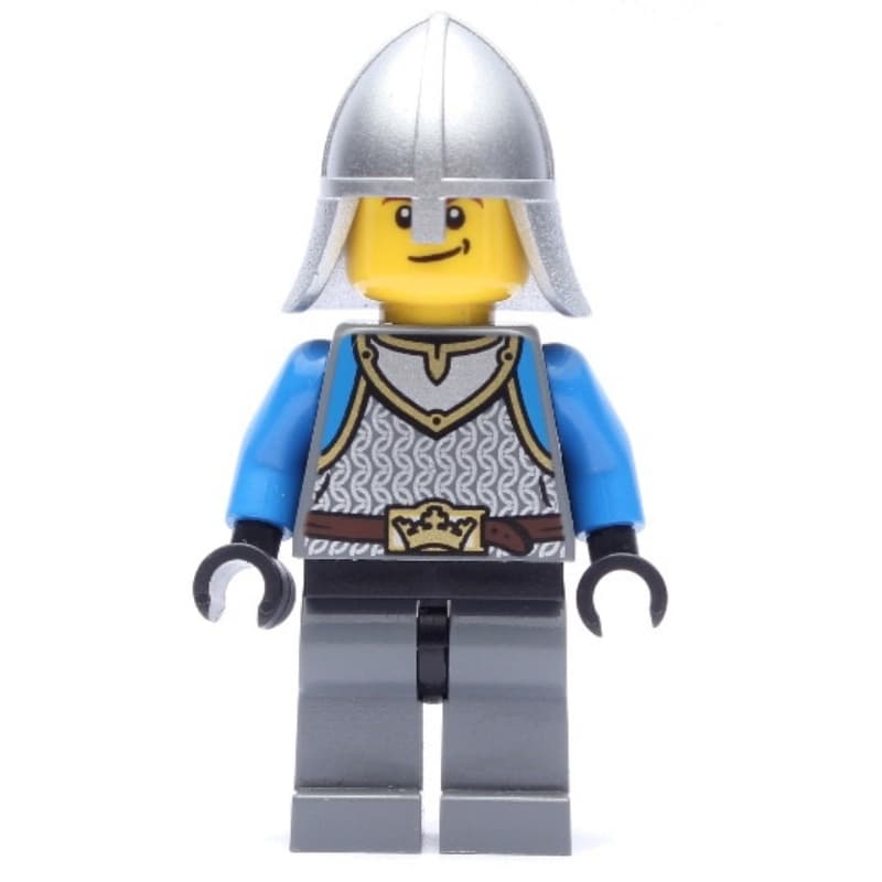 Knight, Blue, Helmet