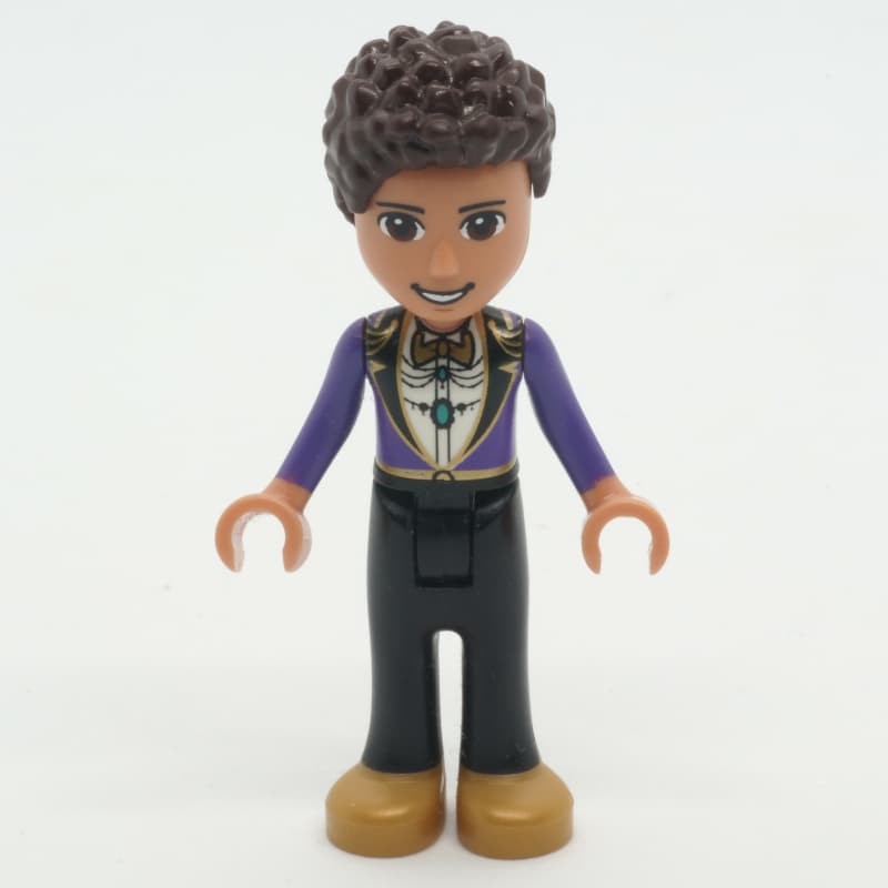River - Dark Purple Jacket, Black Pants, Dark Brown Hair