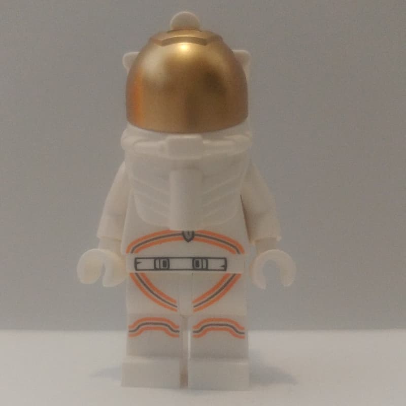 Astronaut, Gold Visor,  Goatee Beard