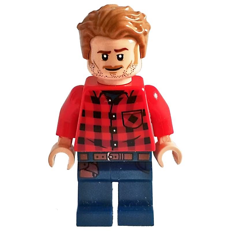 Owen Grady, Red Plaid Shirt