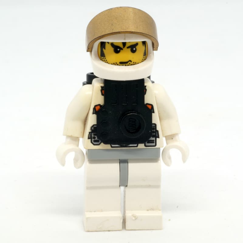 Mars Astronaut, Stubble, Printed Hair, Jet Pack