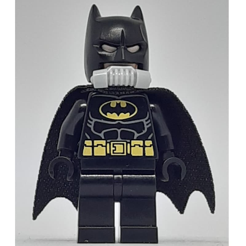 Batman, Black Suit, Black Cape and Cowl, Yellow Batman Logo, Breathing Apparatus