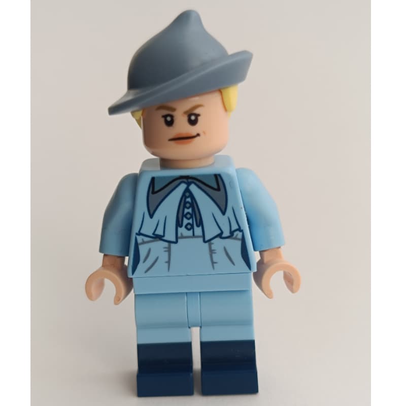 Fleur Delacour, Bright Light Blue Outfit, Sand Blue Hat