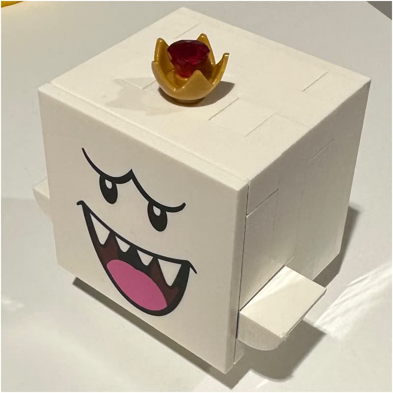 King Boo - Dark Pink Tongue
