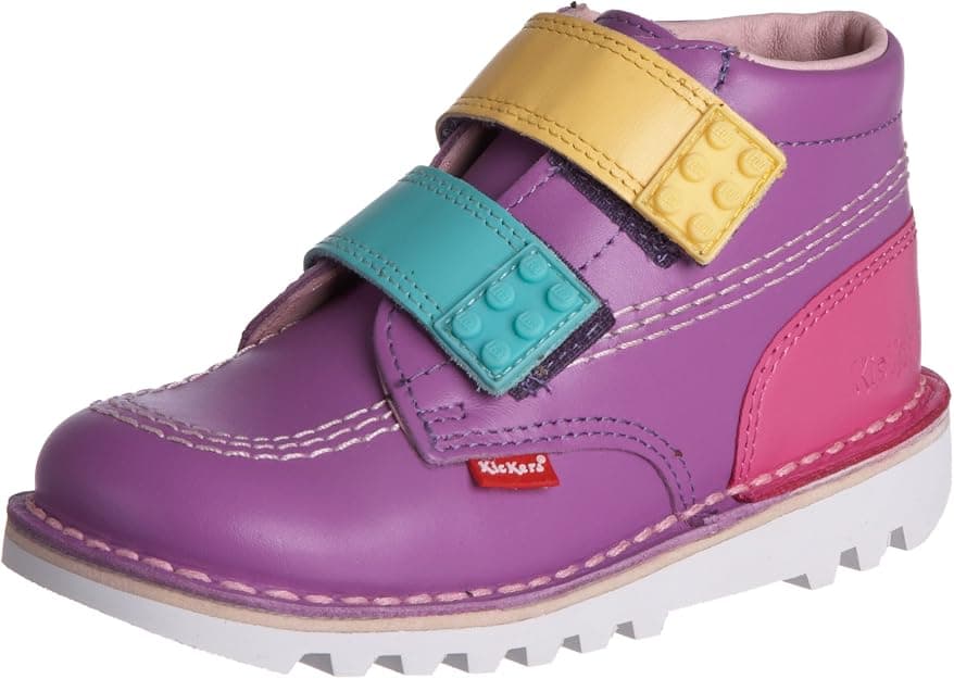 Kickers Kids Strap LEGO Classic Boot - Purple
