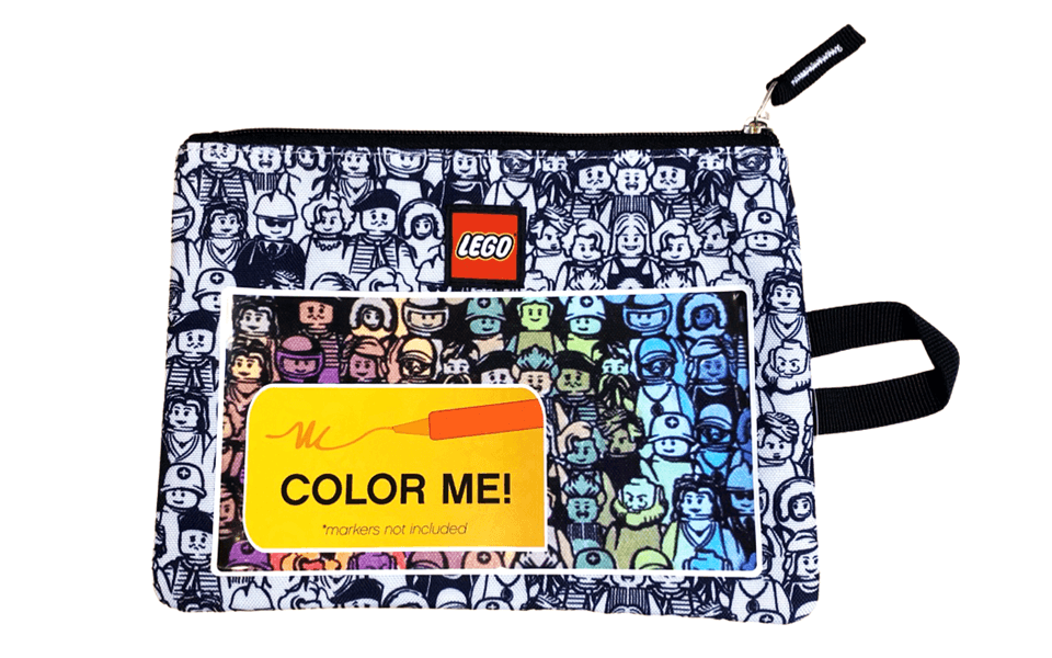 Minifigure Color Me Crowd Pencil Pouch