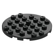 Plate Round 6 x 6 with Hole
