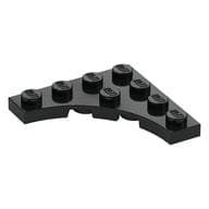 Plate Special 4 x 4 with 3 x 3 Quarter Round Cutout
